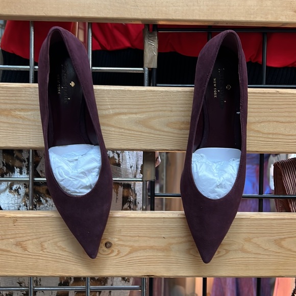 NWT,KATE SPADE
Dale Kitten Heels In Deep Russet,deep russet. - Picture 2 of 15